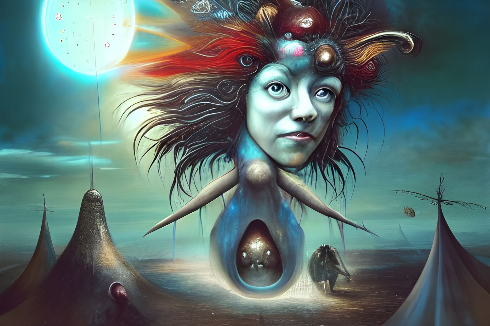 Surreal Box of Fun Things: Digital Horror Illustration