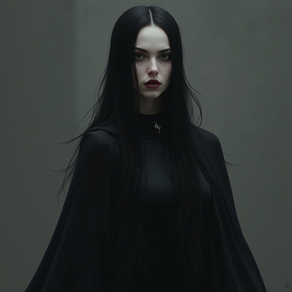 Mysterious Woman of the Shadows, Nyx Malahel