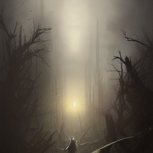 Sinister Blight Creature by Rutkowski