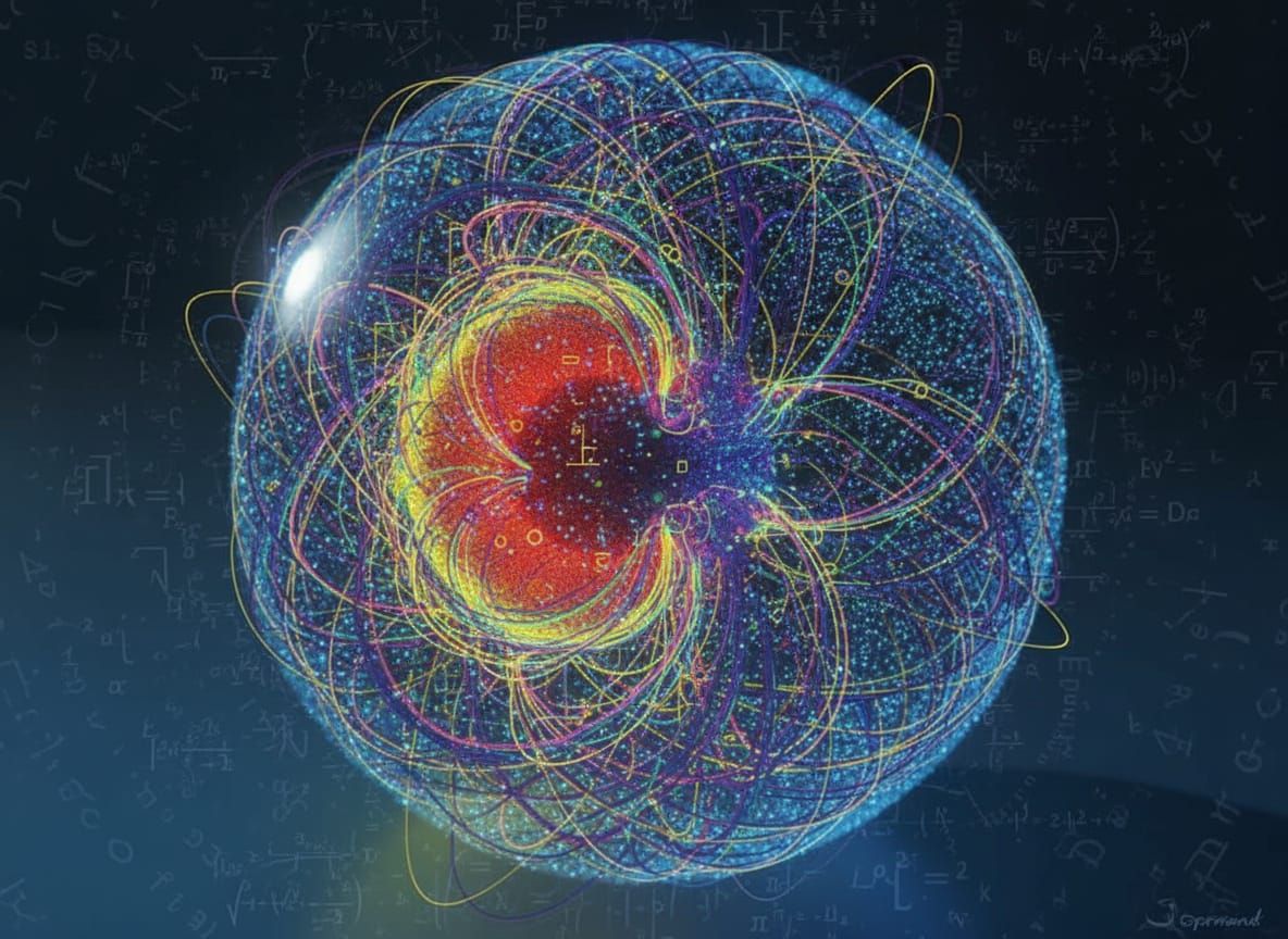 Abstract Geometric Fractal with Golden Ratio Scaling