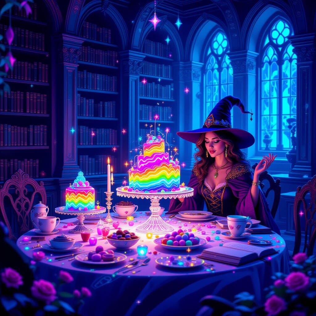 Magical Library Party with Enchanted Desserts