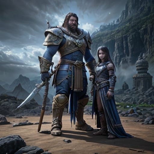 D&D Adventuring Party in Detailed 3D Graphics