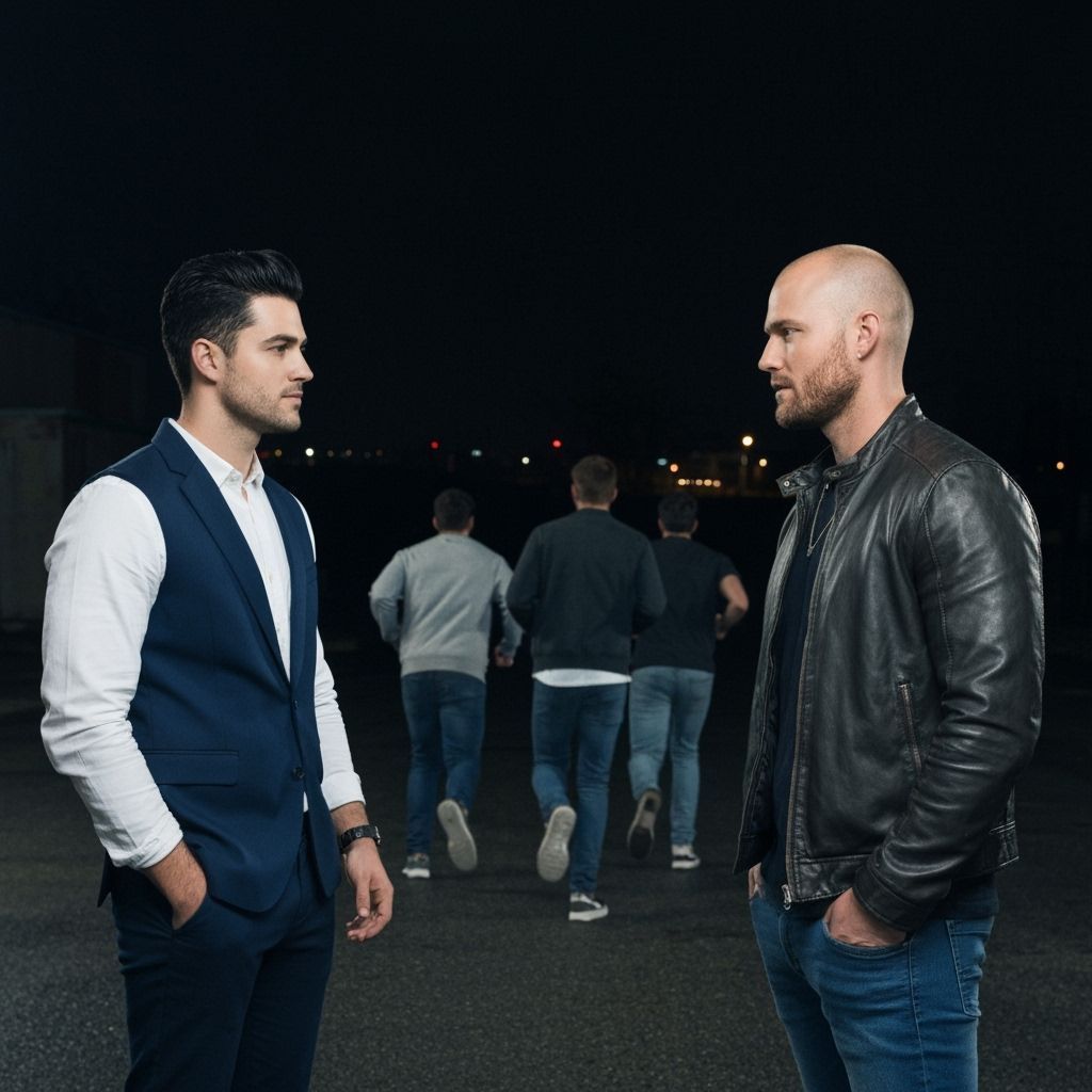 Two Handsome Men Meet in Nashville Slum at Night