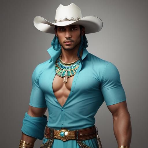 The Cowboy Gang: Aquamarine Cowboy