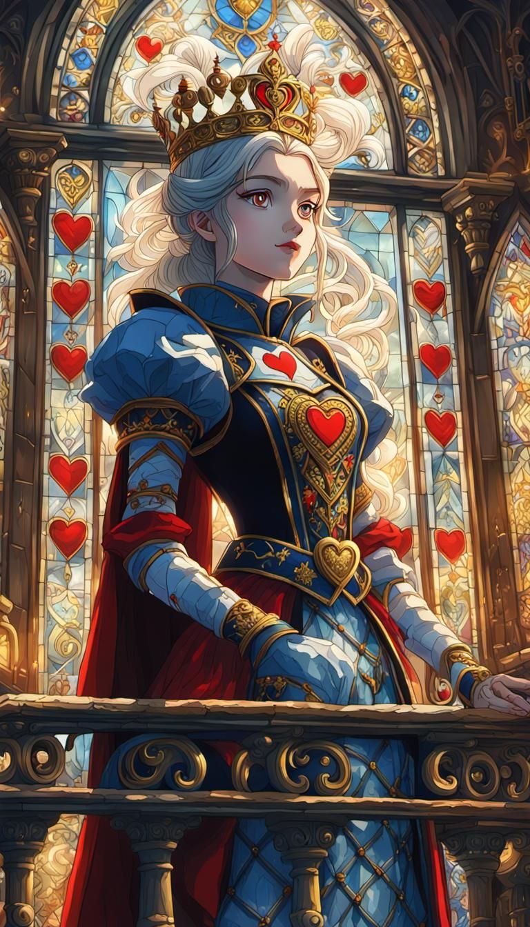 Anime Queen of Hearts Reigns Supreme in Royal Balcony Scene