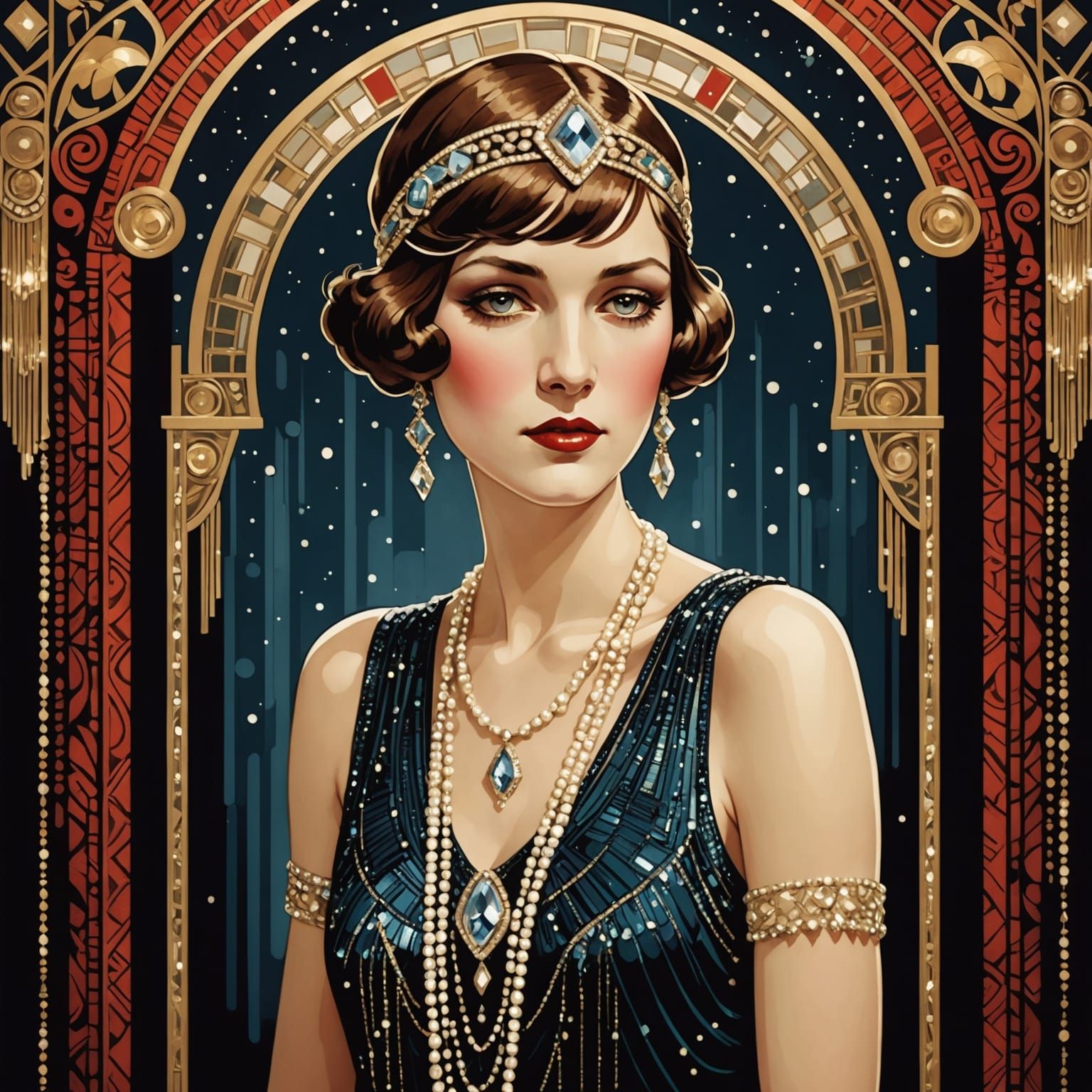 Flapper girl