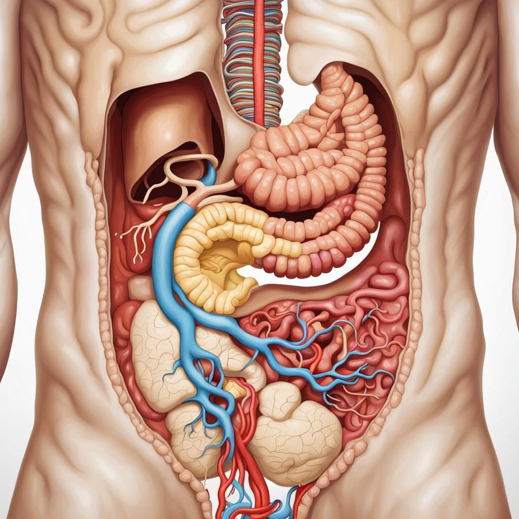 Human Digestive System Anatomy Diagram