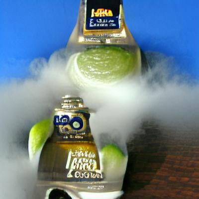 Corona tequila lime Baja fog