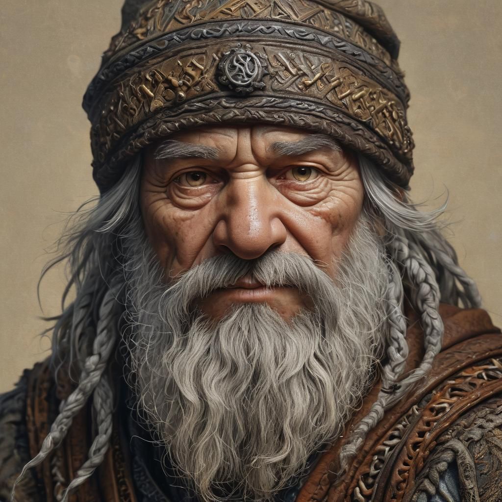 Grizzled Gruff Dwarf Necromancer