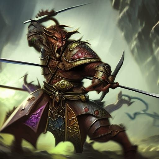 Hyperrealistic Dungeons and Dragons Character Portrait