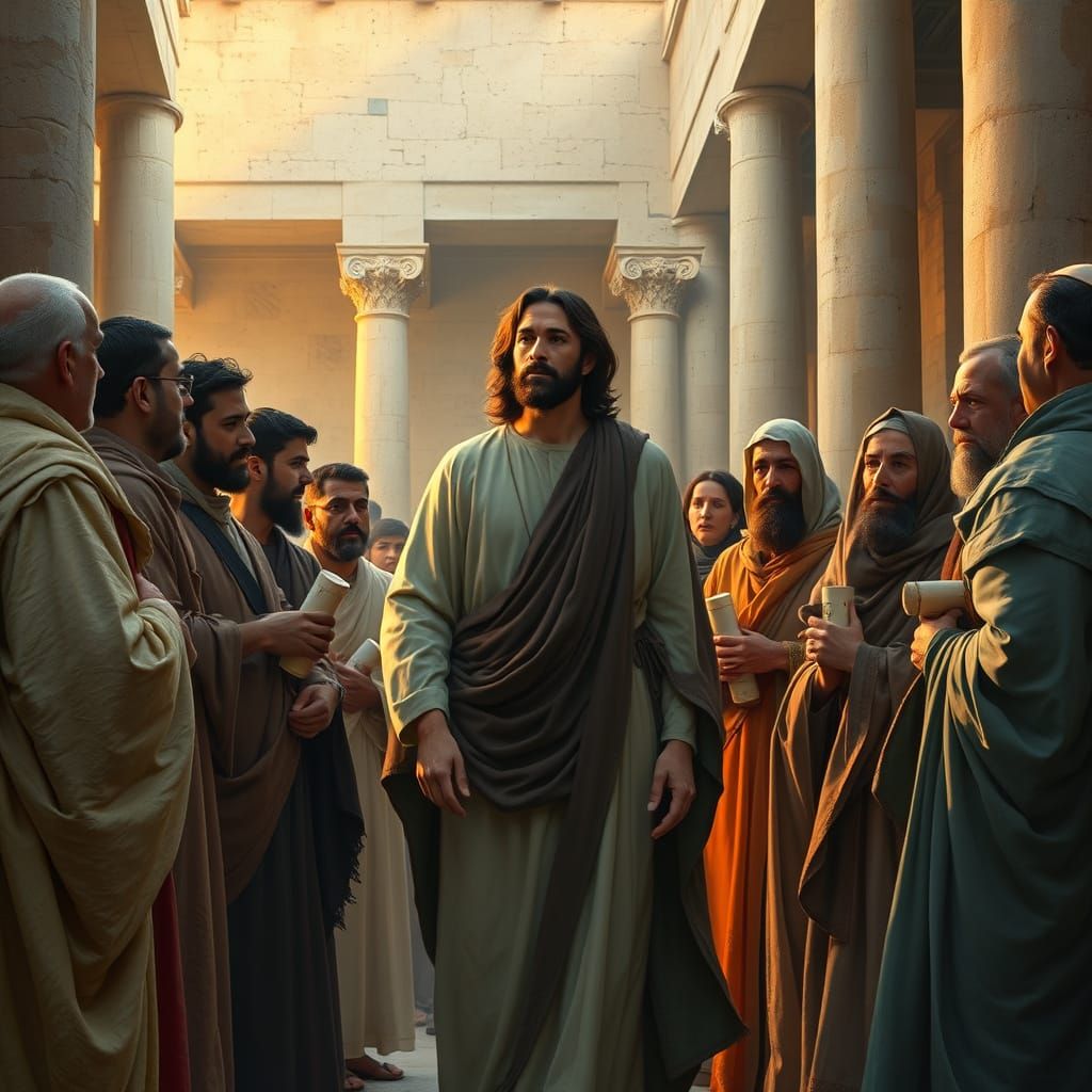 Serene Jesus in the Heart of Ancient Jerusalem