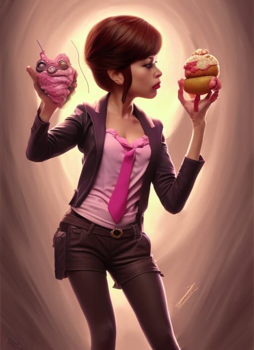Crime Caper Movie Poster: Digital Art