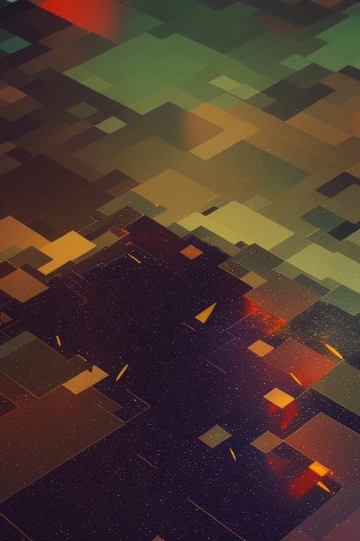 Dreamy Vaporwave Landscape with Neon Grid and Reflections