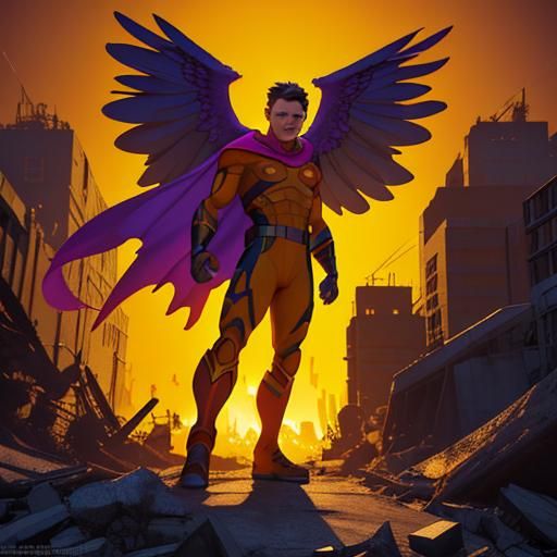 Hawkeye Hero Shot in Pixar-Inspired 3D Art