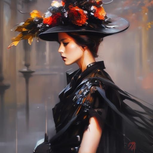 Trinity in a Street: Detailed Speedpaint with Vibrant Colors