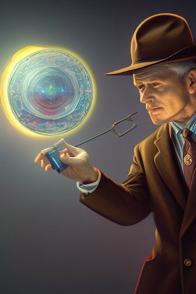 Detective Solves Case: Hyperdetailed 8K Concept Art