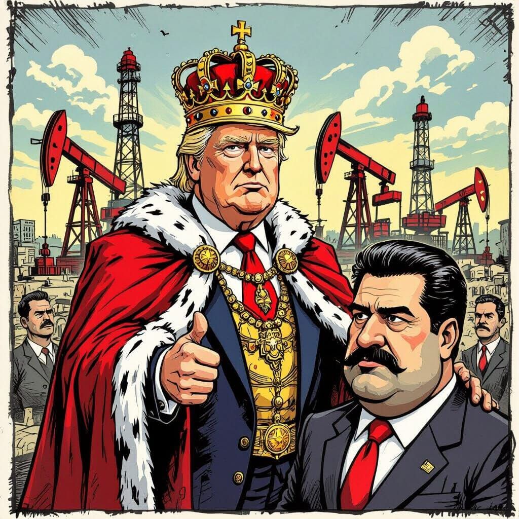 Donald Trump Reigns as King of Venezuela in Satirical Newspa...