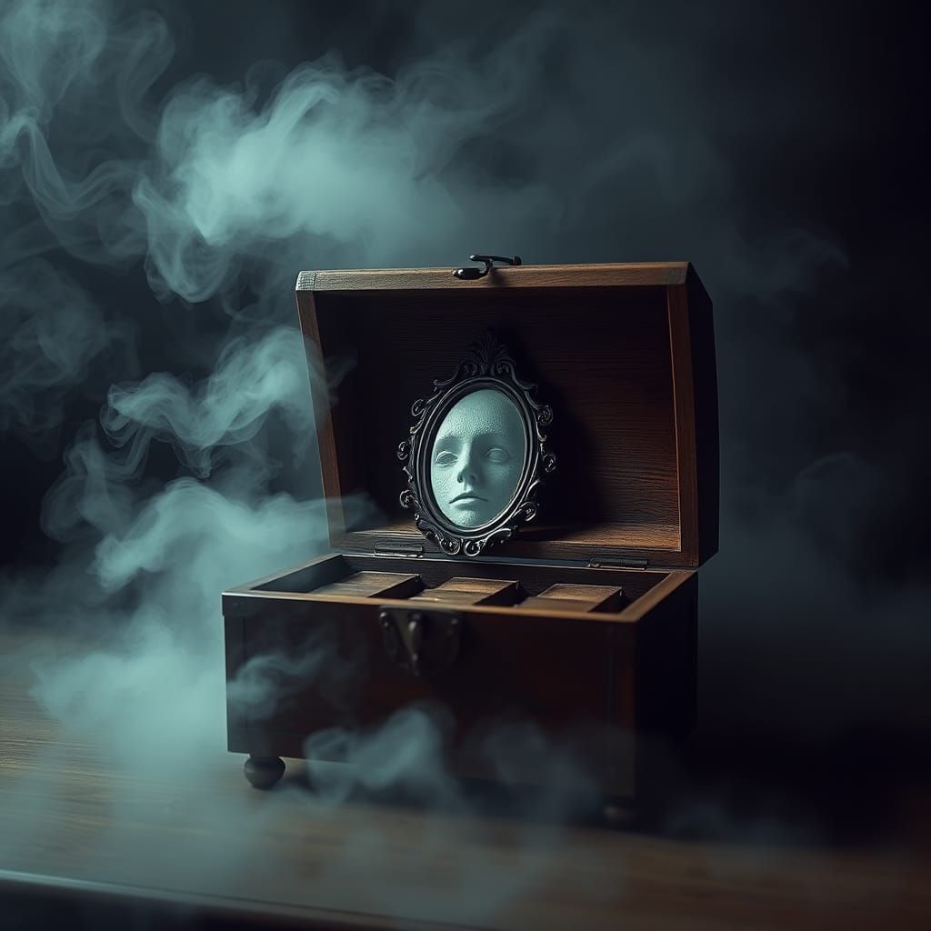 Cursed Mirrors in Antique Puzzle Box