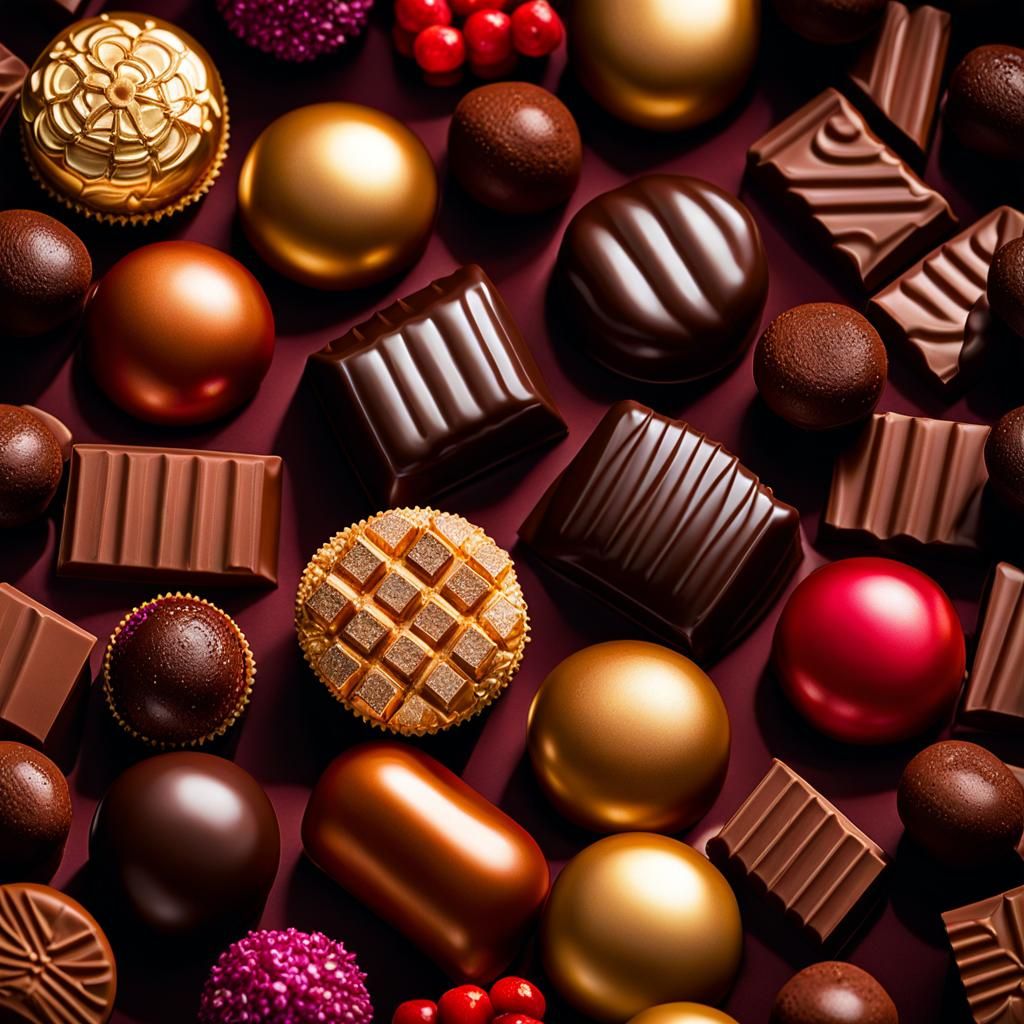 Renaissance Still Life of Luxury Chocolates