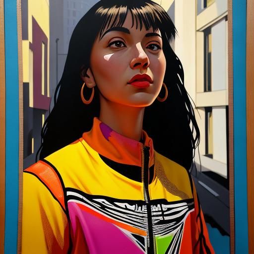 Dynamic Street Art in Urban Alley