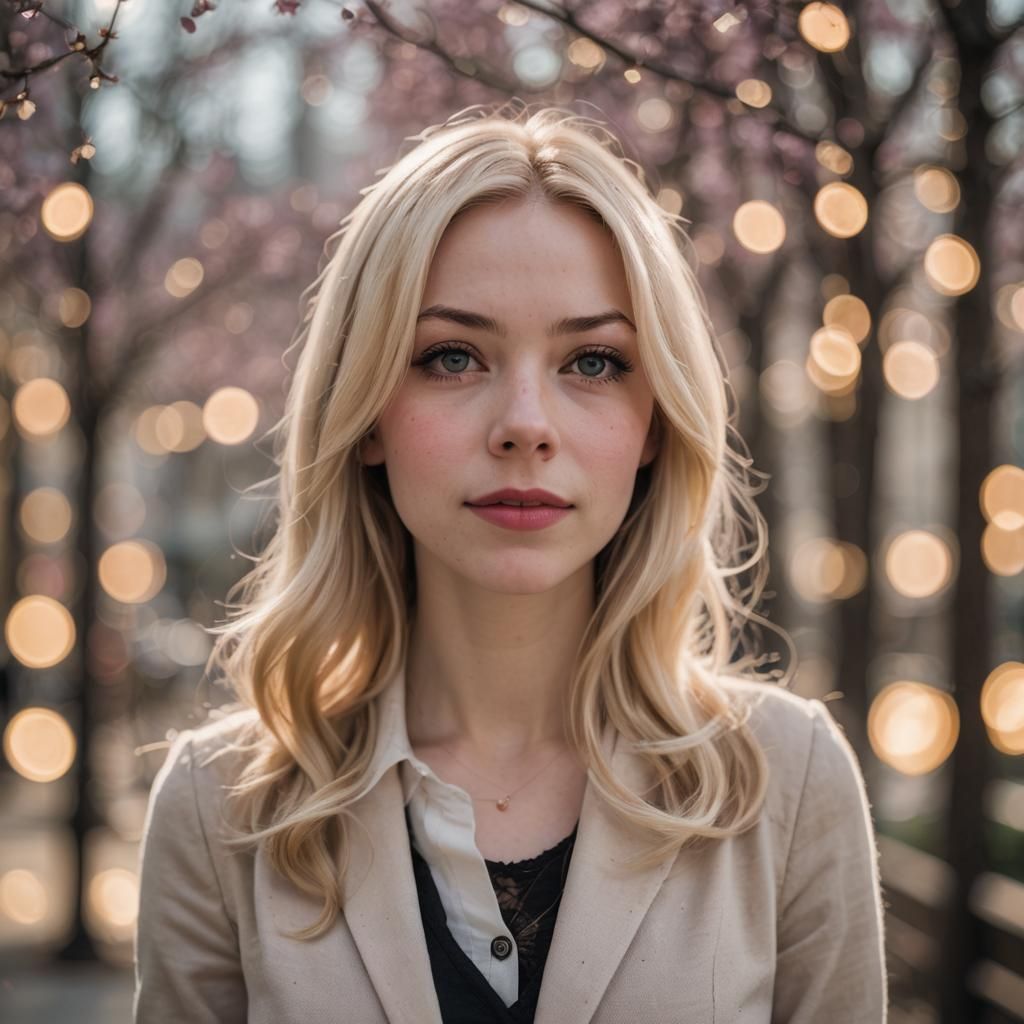 Gwen Stacy Portrait in Professional Photography Style