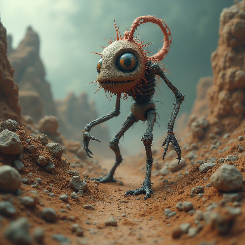 Demented Creatures in an Alien Landscape