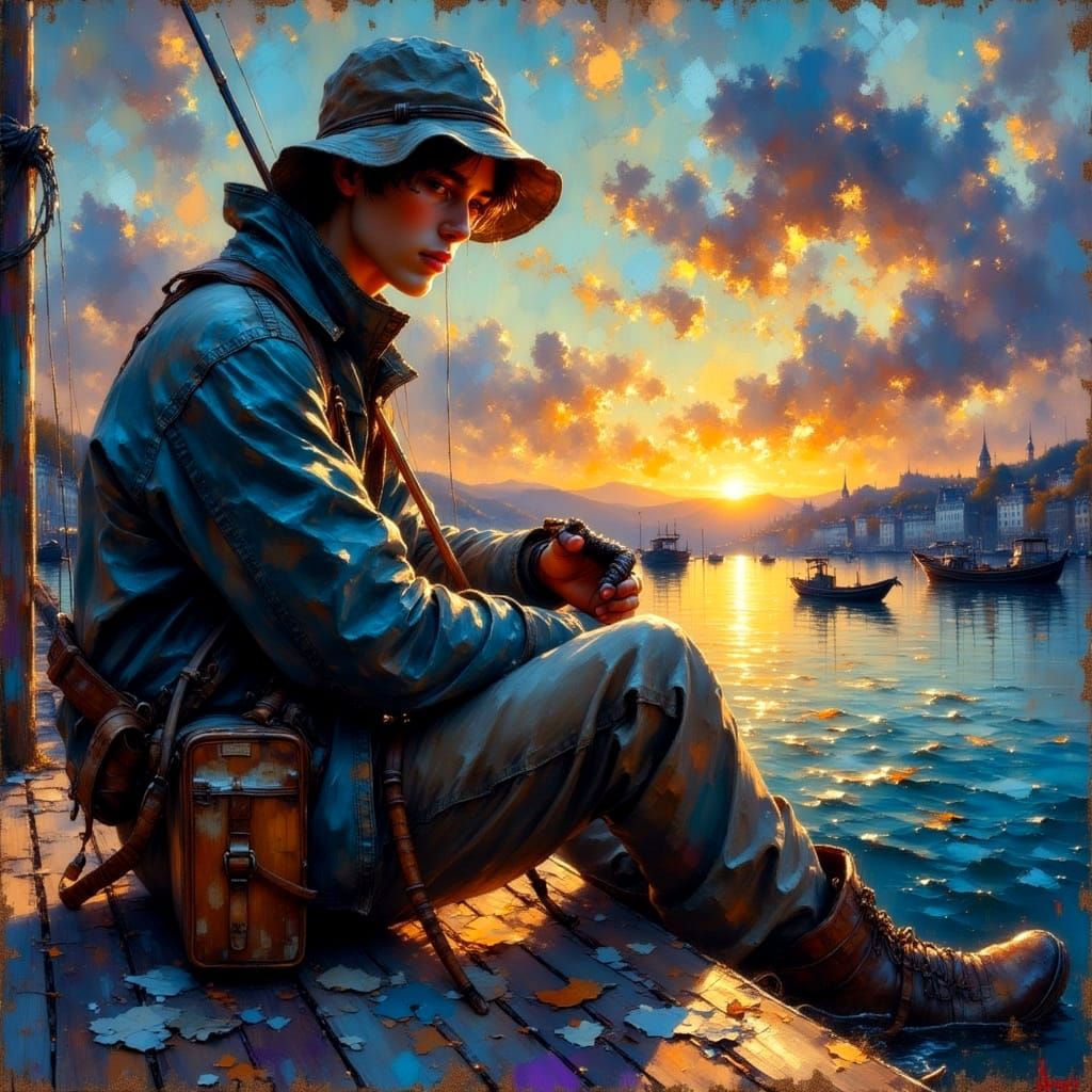 Twilight Fishing: Impressionistic Jazz Album Cover