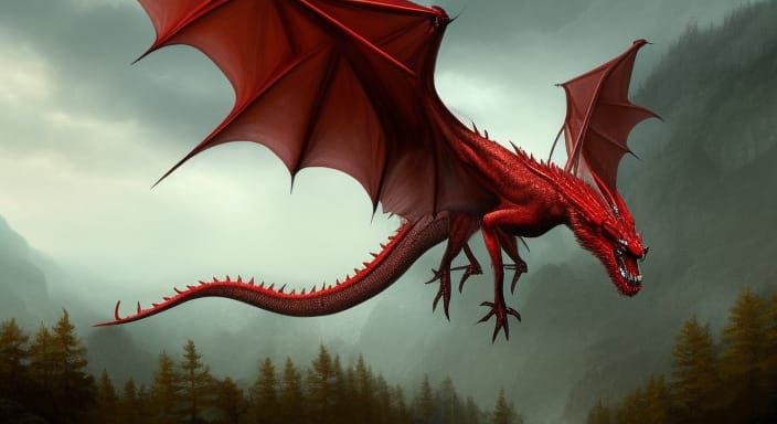 Red Dragon Flight: A Dark Fantasy Masterpiece