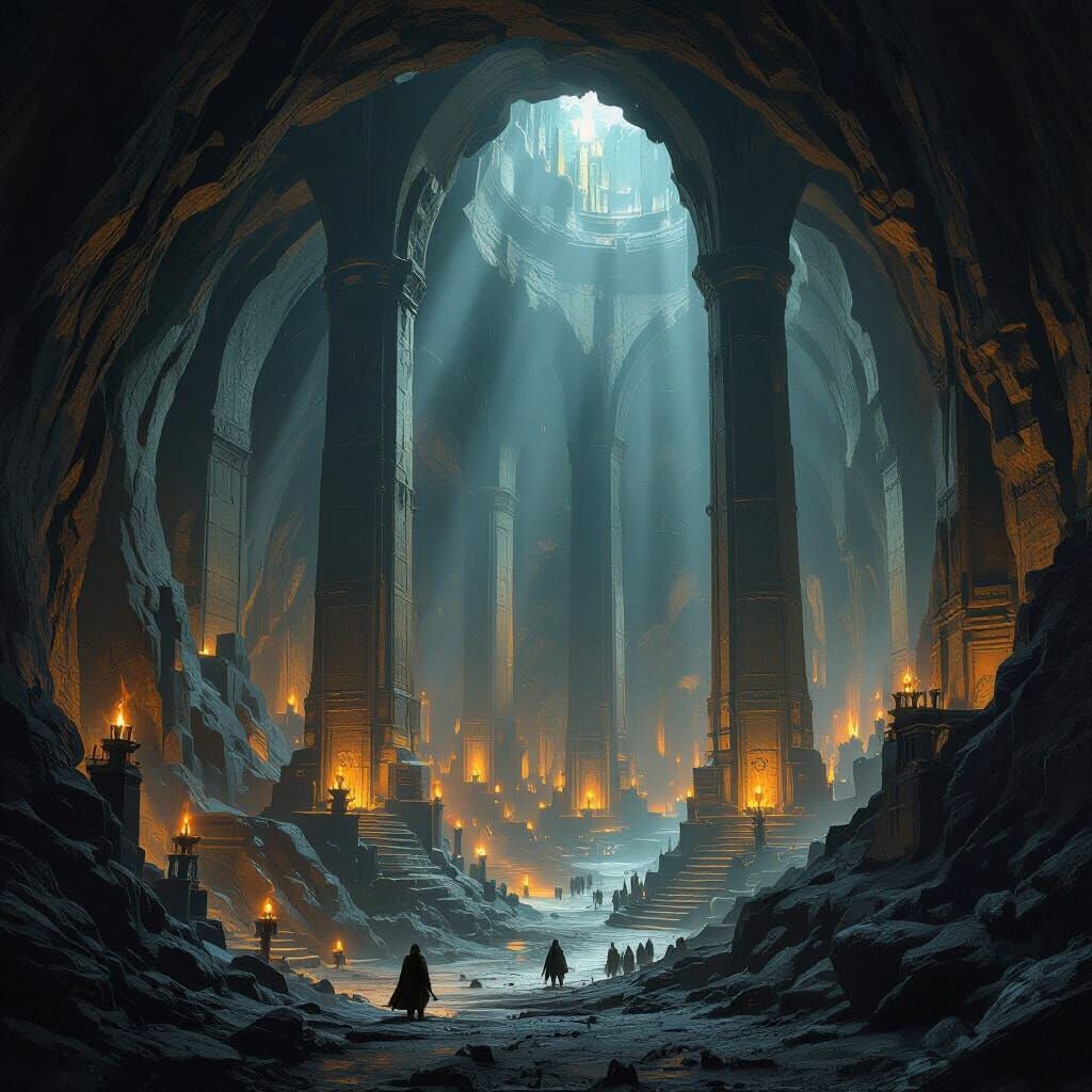 Mines of Moria: Dwarven City with Epic Scale