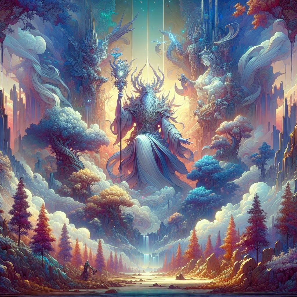 Morpheus, God of Dreams: Fantasy Concept Art