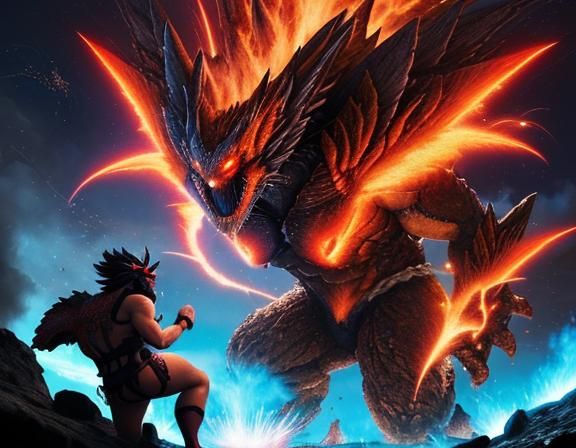 Epic Battle of Super Volcano Monsters