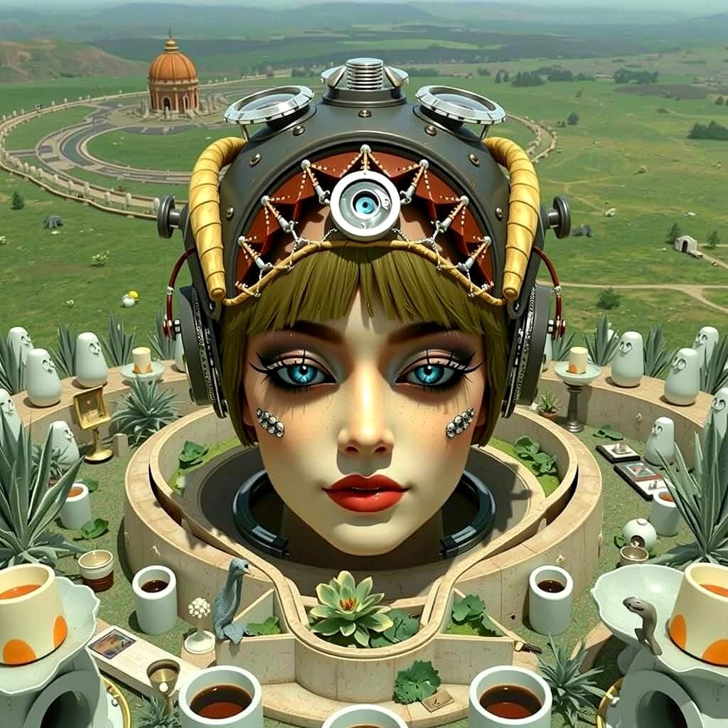 Surreal Ecosystem in Hyperrealistic 3D CGI