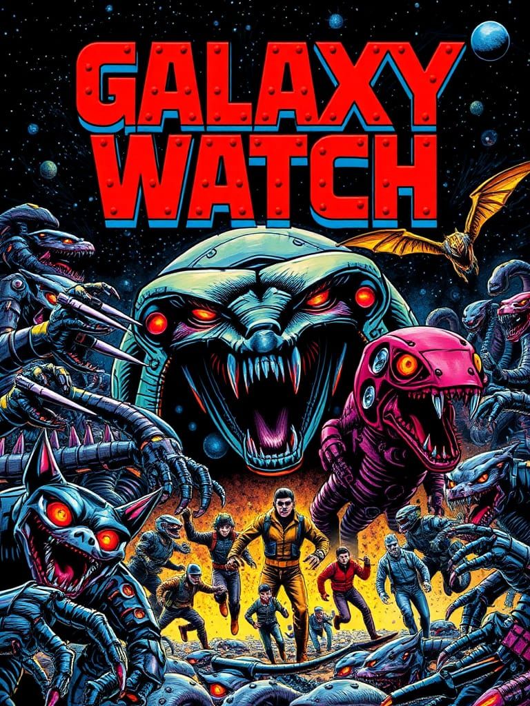 Galaxy Watch: Robot Animal Attack Comic Book Cover