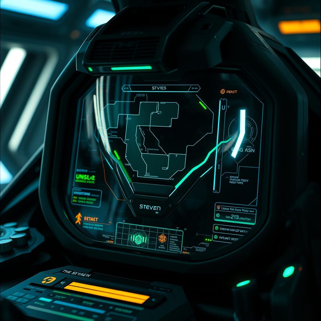 Cinematic Military HUD Design in V-Raptor XL Aesthetic