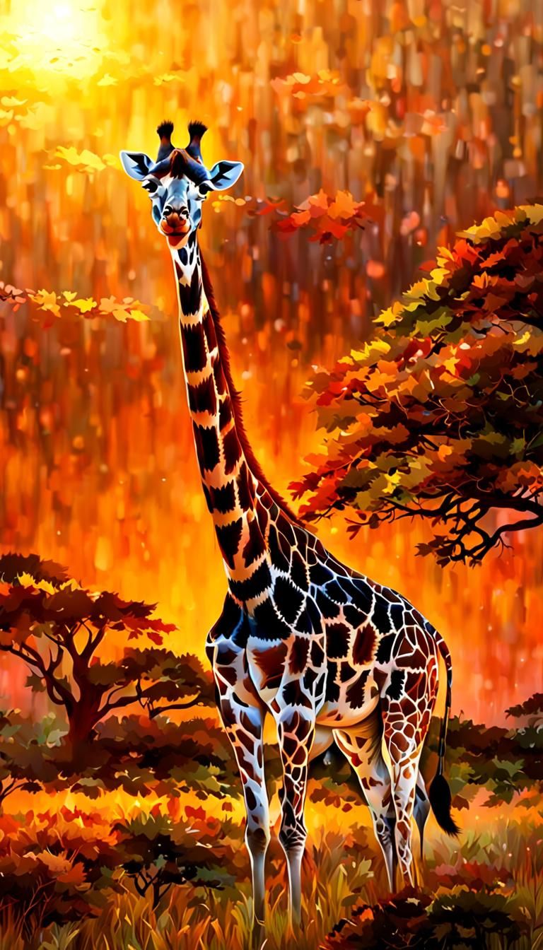 Giraffe Painting
