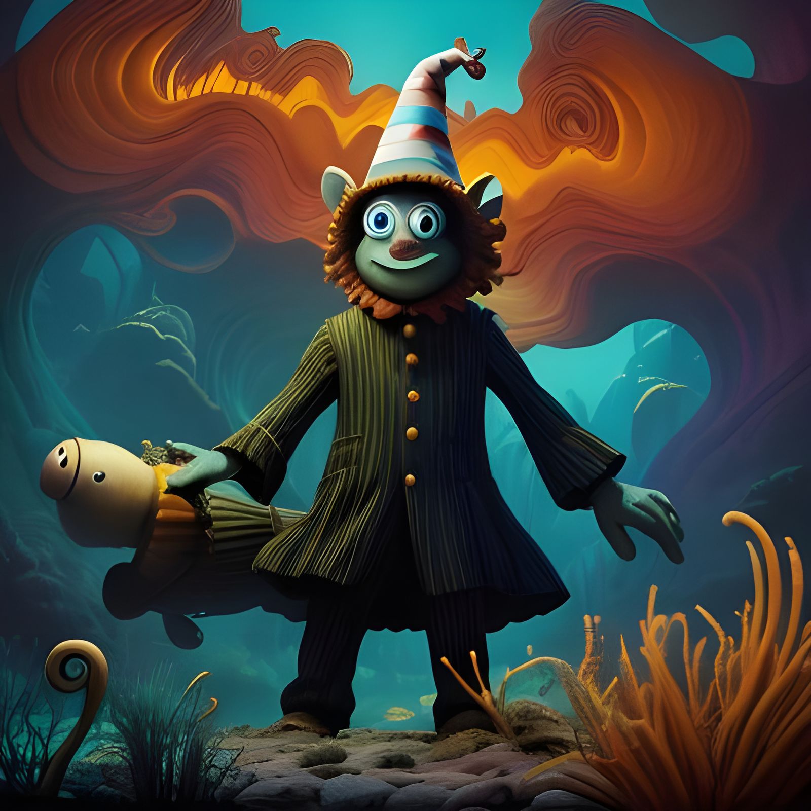 Willie Wonka's Factory: Oompa Loompa in Seahorse Hat