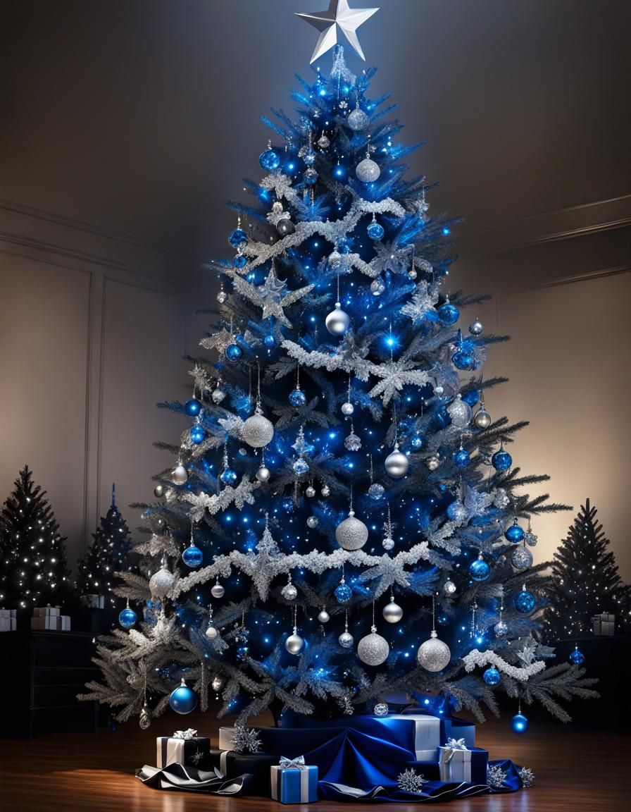 Film Noir Christmas Tree in High Detail