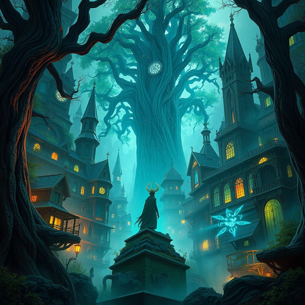 Mielikki Reigns Over a Fantastical Metropolis in Cyberpunk S...