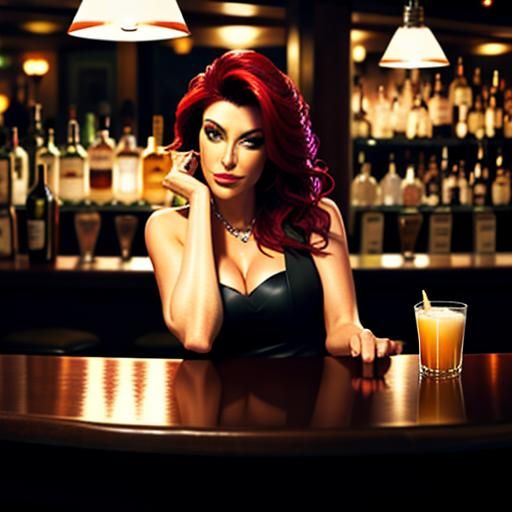 I am  at the bar to find a one night stand