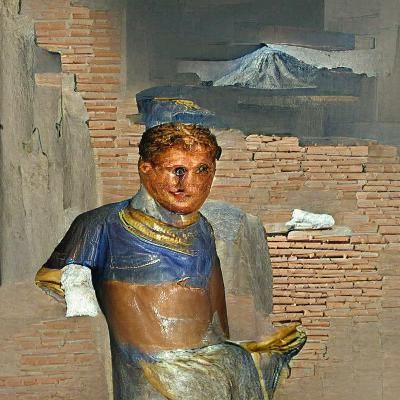 AI Interpretation of Ancient Pompeii