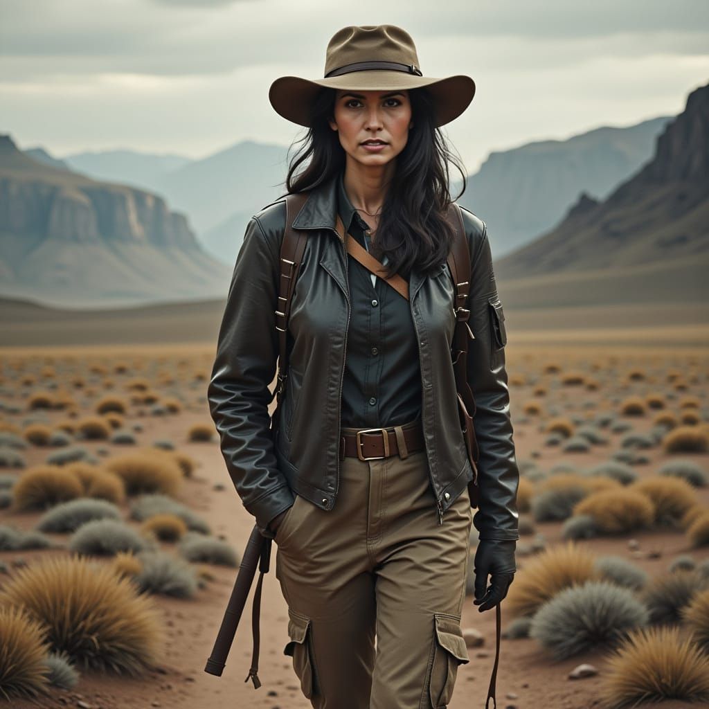 Epic Female Explorer Embarks on Cinematic Journey