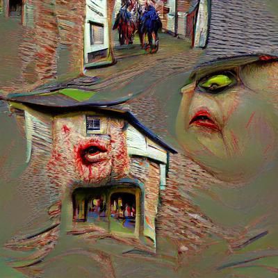 Humorous AI Image of Marital Discord