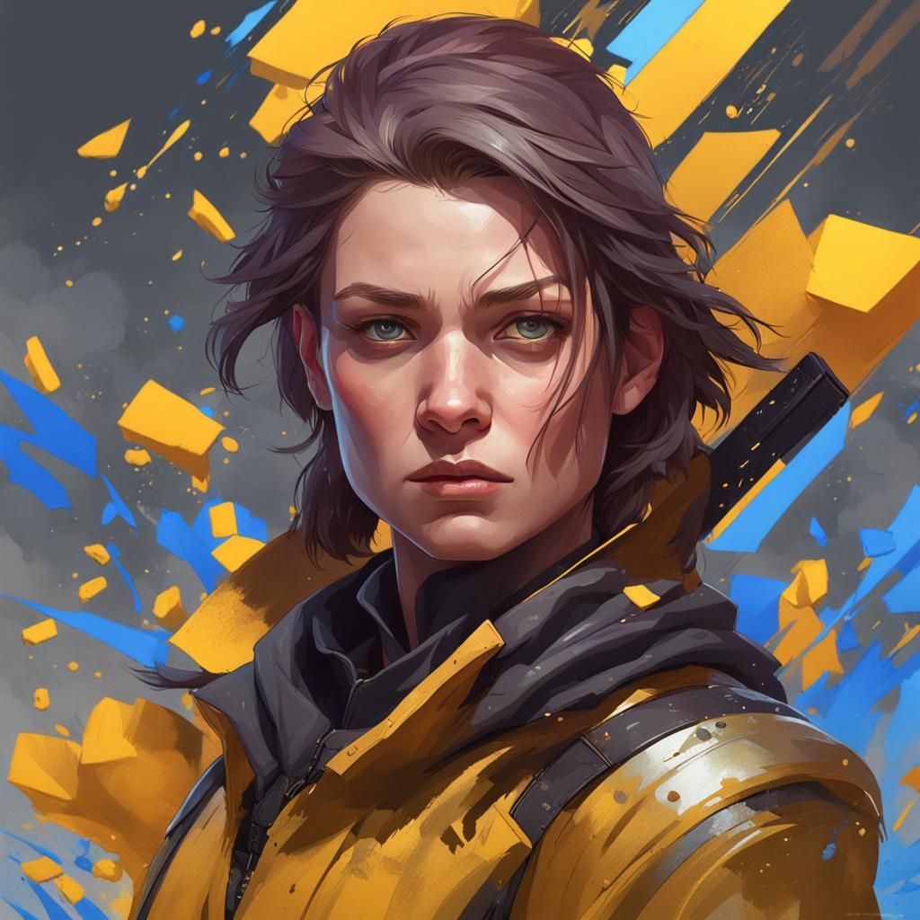 Detailed Portrait of Caitlin Clark in Art Nouveau Style