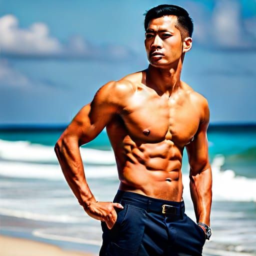 Portrait of an Asian Man