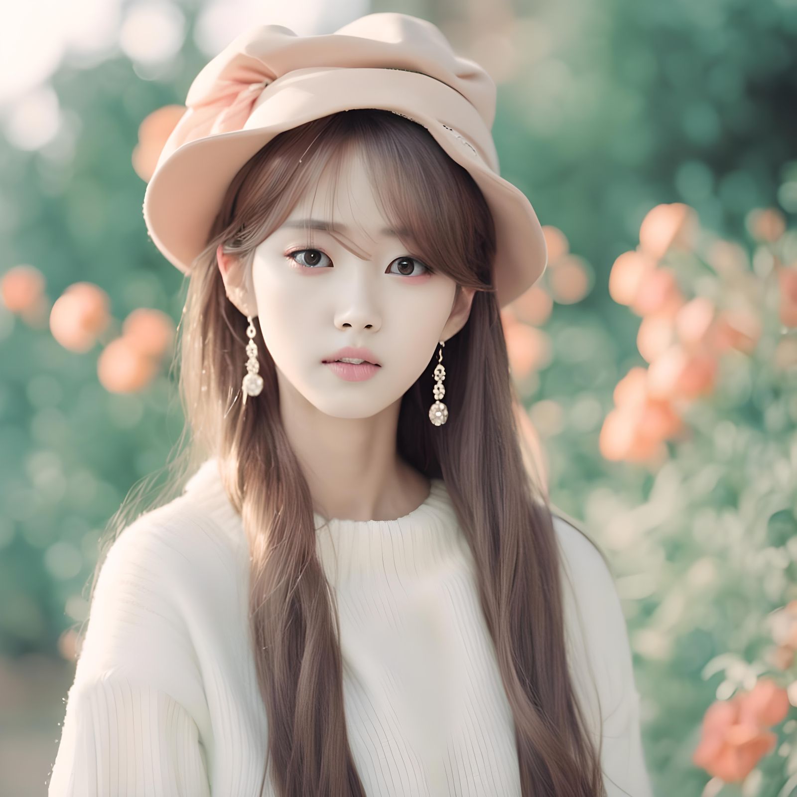 Portrait of a Stylish Ulzzang Girl