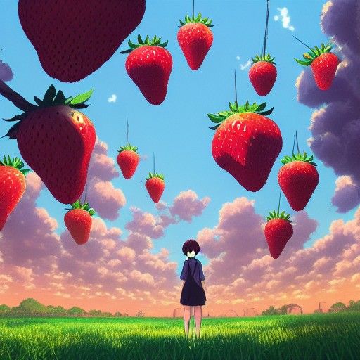 Strawberry Fields Forever: Studio Ghibli Anime Art