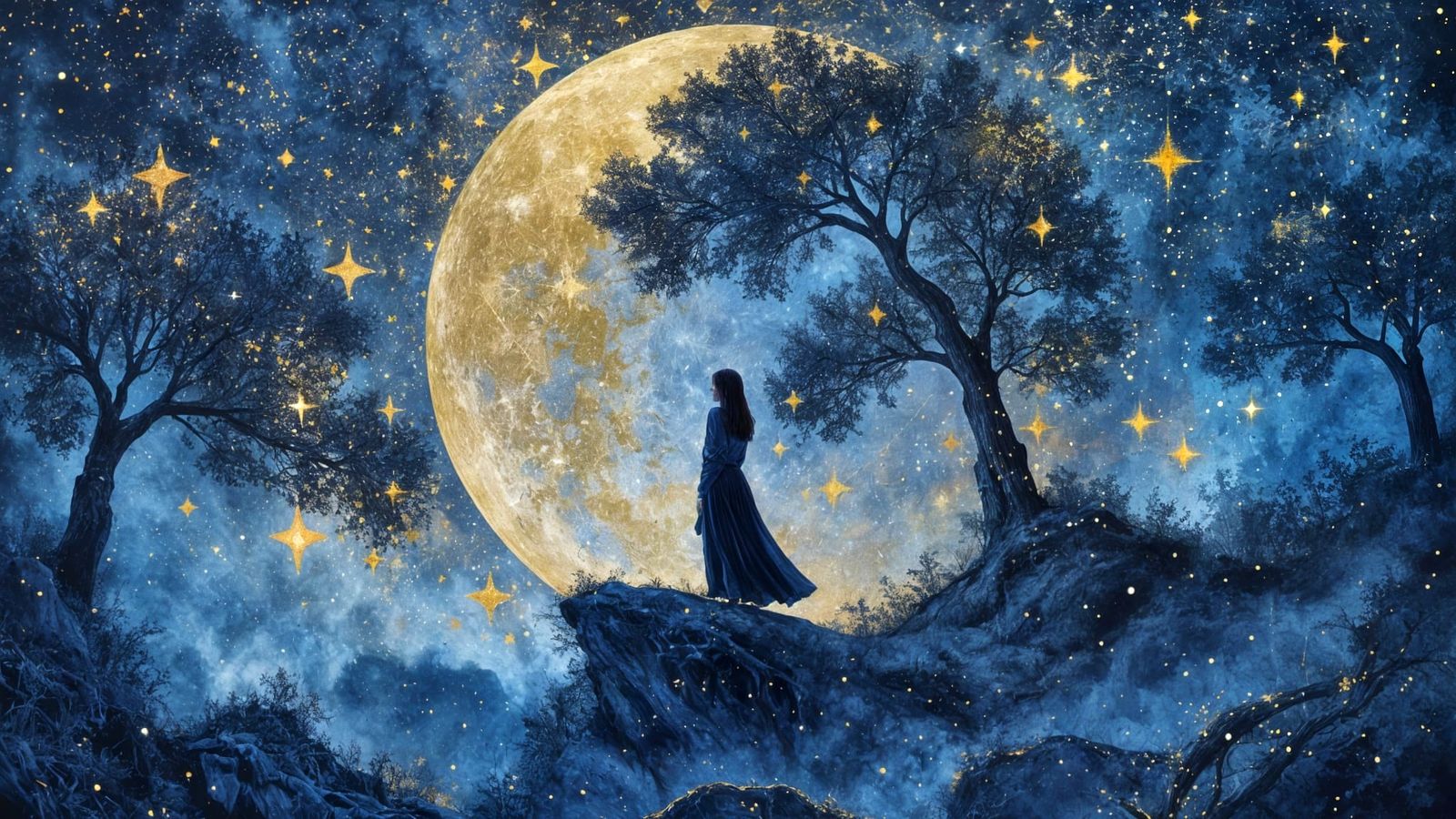 the moon is our witness of our promise beneath the stars