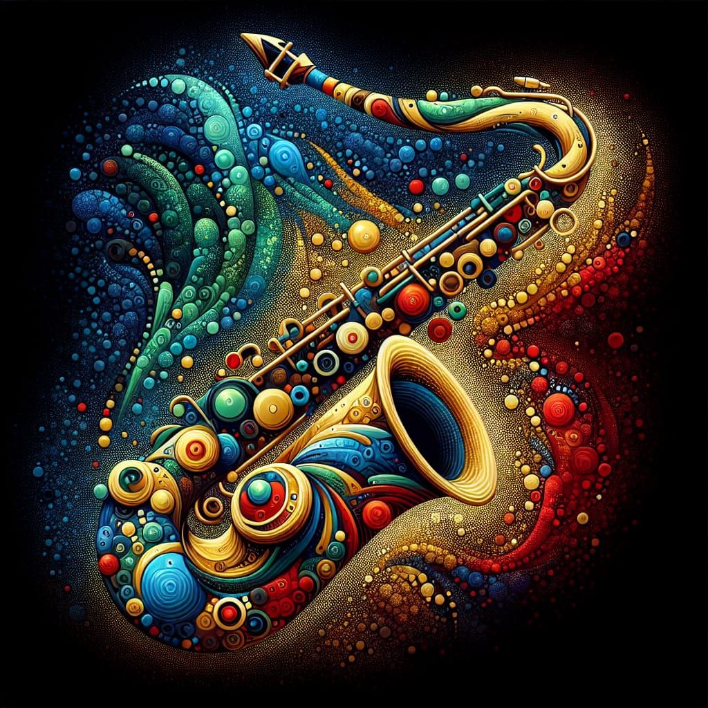 Abstract Saxophone