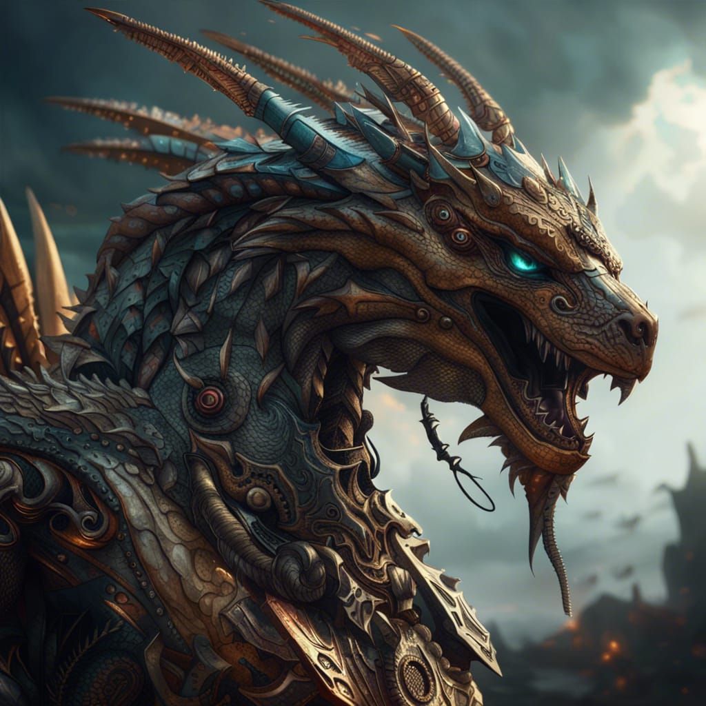 Robot destructor dragon 🐲🤖