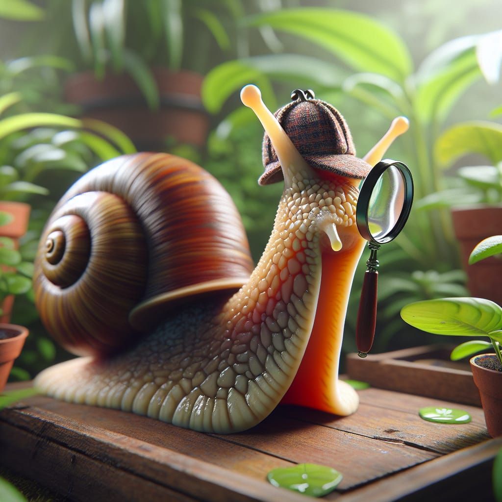 Snaillock Holmes, the Garden Detective